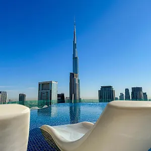 Full Burj Khalifa View Lux 2bedroom With Rooftop Pool Location In Paramount Midtown Dubai